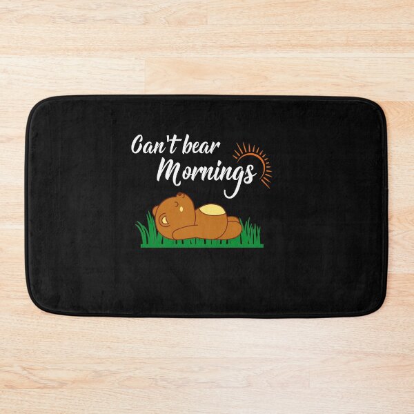 Item preview, Cant bear Mornings- Funny  designed and sold by Rainbow Designs.