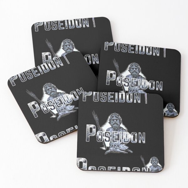 Item preview, poseidon name design - greek mythologie - ocean god- sticker pack designed and sold by UnseenCreations.