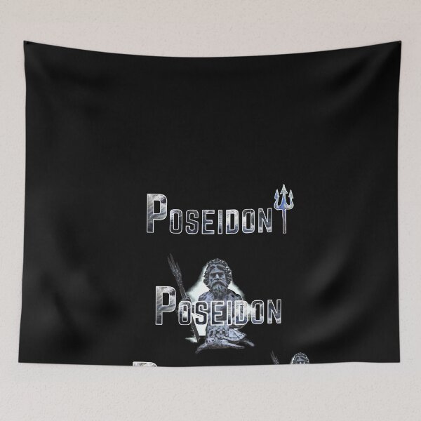 Item preview, poseidon name design - greek mythologie - ocean god- sticker pack designed and sold by UnseenCreations.