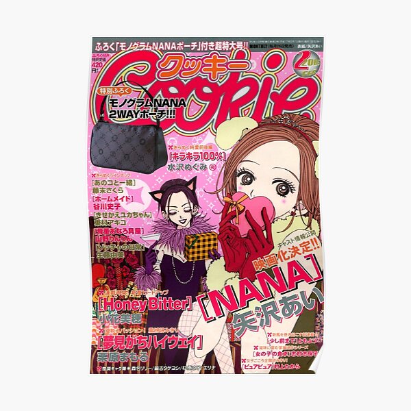 Nana osaki and hachi magazine cover  Poster