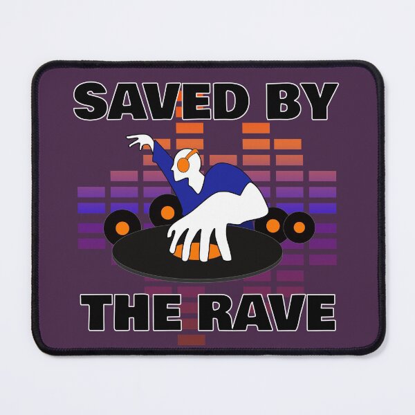 Item preview, Saved By The Rave - Orange Blue Purple - Scratch Djay Record  designed and sold by NoMatterLab.