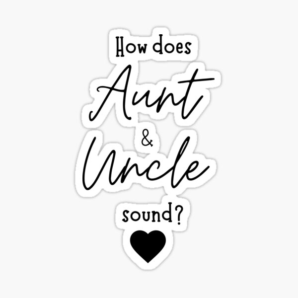 Item preview, Comment la grossesse de tante et oncle semble-t-elle drôle? designed and sold by CuteLovelyDesigns.