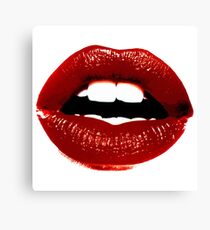 Lienzo Labios rojos