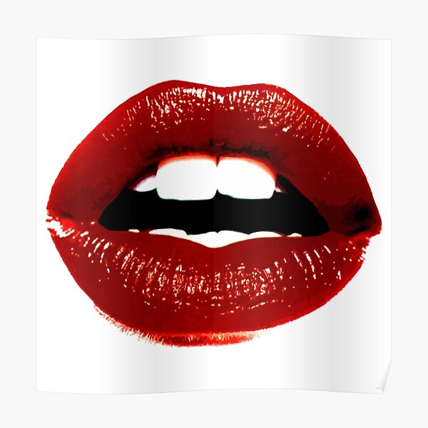 Red Lips Poster
