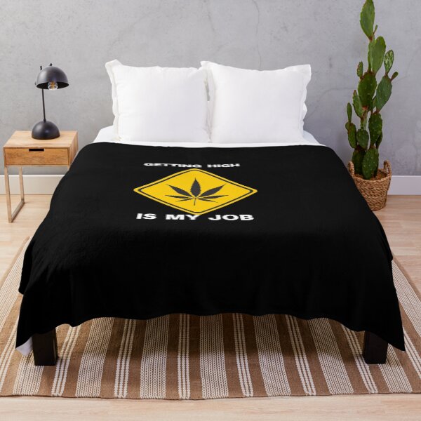 Item preview, Getting High Is My Job Funny Quote Design designed and sold by AritraSur.