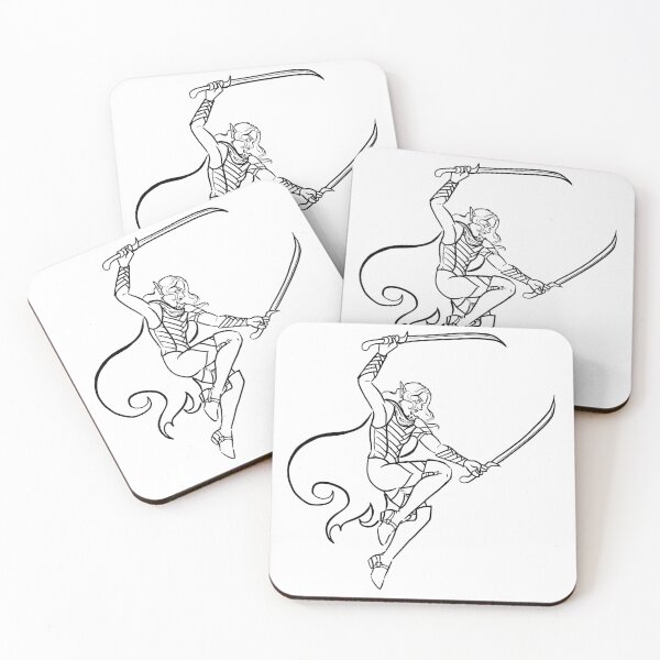 Item preview, Jumping Drizzt designed and sold by G Draws.