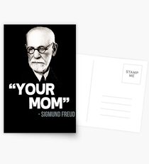 "Your Mom" - Sigmund Freud Quote Postcards