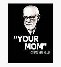 Lámina fotográfica "Tu madre" - Sigmund Freud Cita