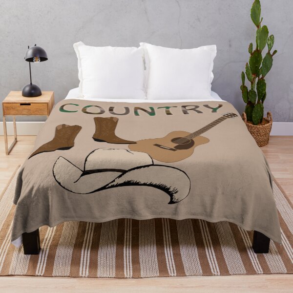Item preview, Country, Design, cowboy, cowgirl, boots, guitar, hat designed and sold by Sandra O'Toole.