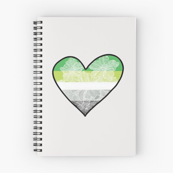 Aperçu de l'œuvre tee-shirt aro pride coeur créée et vendue par SarahJayakody.