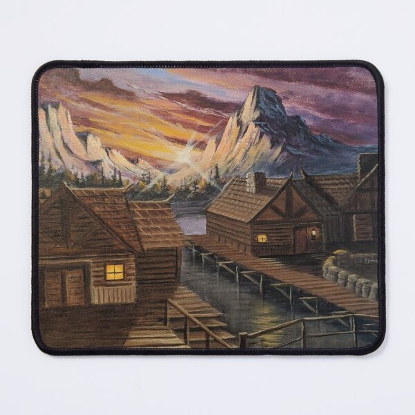 Item preview, Settlement on the Lake designed and sold by AaronLongArt.