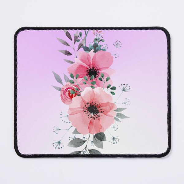 Item preview, Abstract Flowers with Cute Pink Gradient in Background  designed and sold by Wysoh.