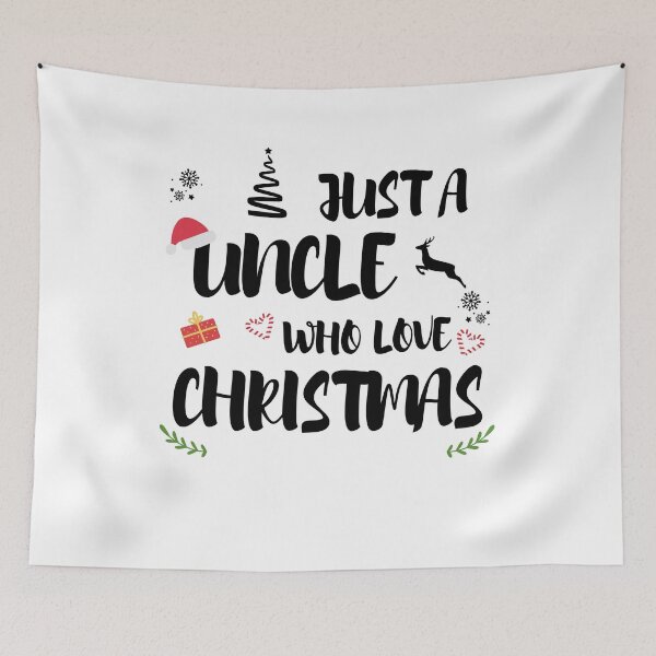 Item preview, Just A Uncle Who Loves Christmas designed and sold by imaneless.