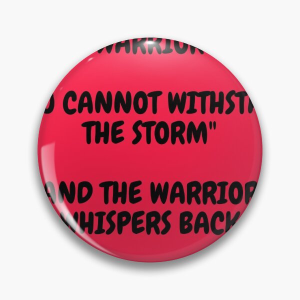 Item preview, FATE WHISPERS TO THE WARRIOR designed and sold by forgodandcountr.