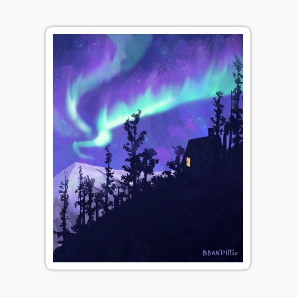 Northern Lights Sticker