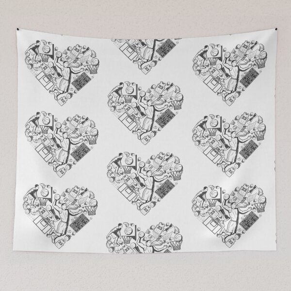 Item preview, Basketball theme Love Art Design.  designed and sold by epicmarketing.
