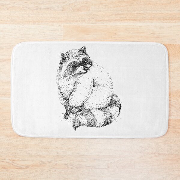 Item preview, Raccoon Dotwork designed and sold by boozkova-vorona.