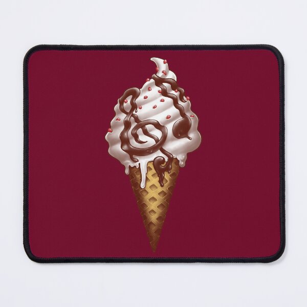 Ice Cream Music Note Tapis de souris