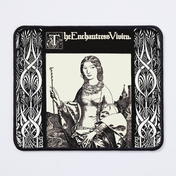 Item preview, ARTHURIAN LEGENDS,THE ENCHANTRESS VIVIEN In Black and White designed and sold by BulganLumini.