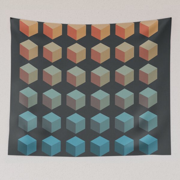 Item preview, Orange to Blue Isometric designed and sold by saffervision.