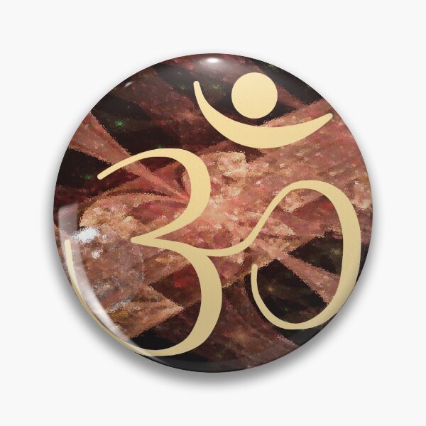 Item preview, OM Logo - Yellow on Fractal designed and sold by Fractal Journeys, etc. .