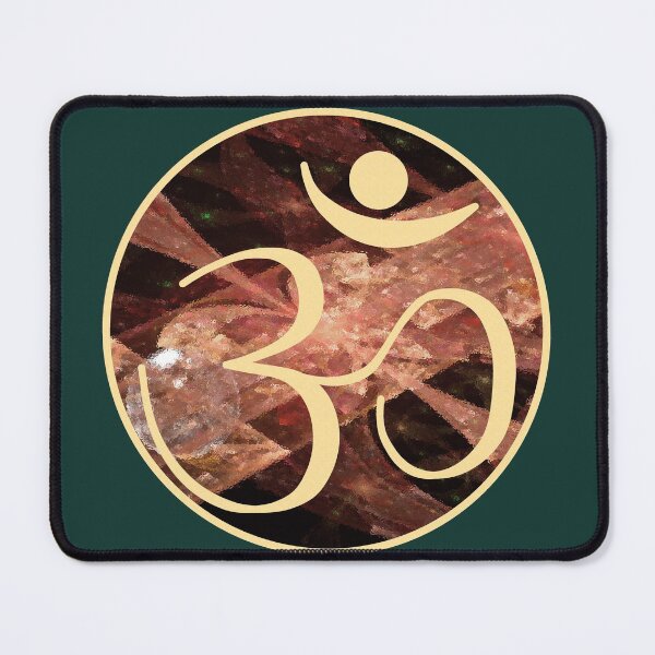 Item preview, OM Logo - Yellow on Fractal designed and sold by Fractal Journeys, etc. .