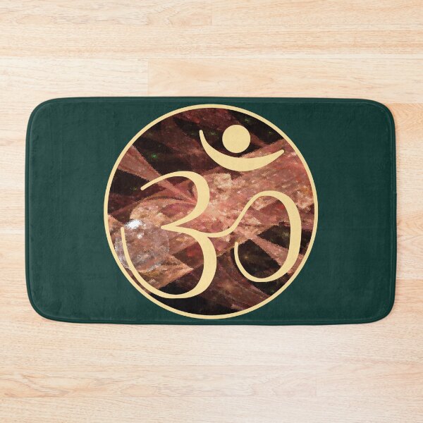 Item preview, OM Logo - Yellow on Fractal designed and sold by Fractal Journeys, etc. .