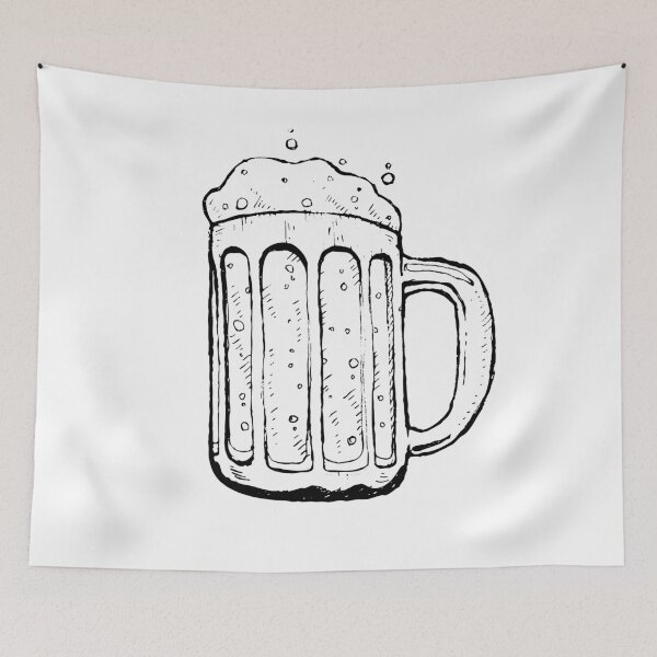 Item preview, beer drawing designed and sold by Yerlanio.