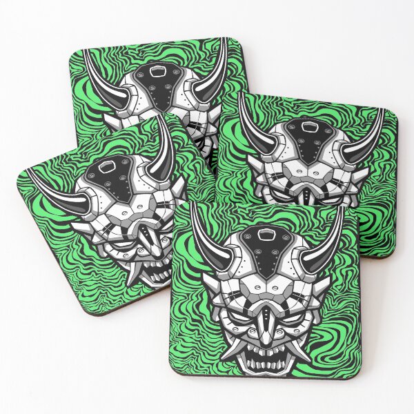 Item preview, Demonic Samurai Mask designed and sold by albertocubatas.