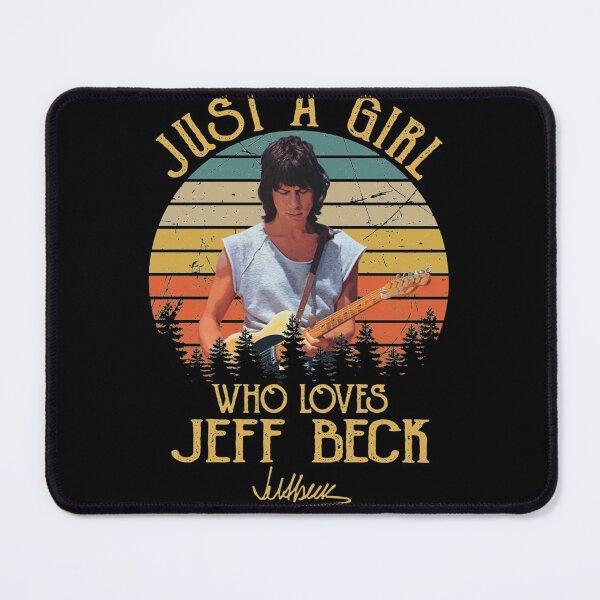 Item preview, Just A Girl Who Loves Jeff Beck Vintage| Perfect Gift designed and sold by hollyraphe.