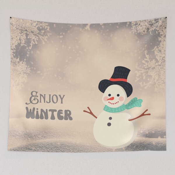 Item preview, Happy Snowman Enjoing the Winter Season designed and sold by Axi35.