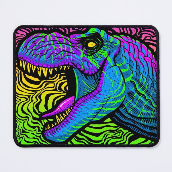 Item preview, Tyrannosaurus Rex Psychedelic designed and sold by albertocubatas.