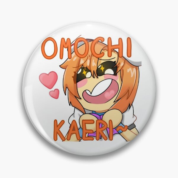 Item preview, Ryuugu Rena-Omochi Kaeri/Sticker and pin designed and sold by Jliaslair.