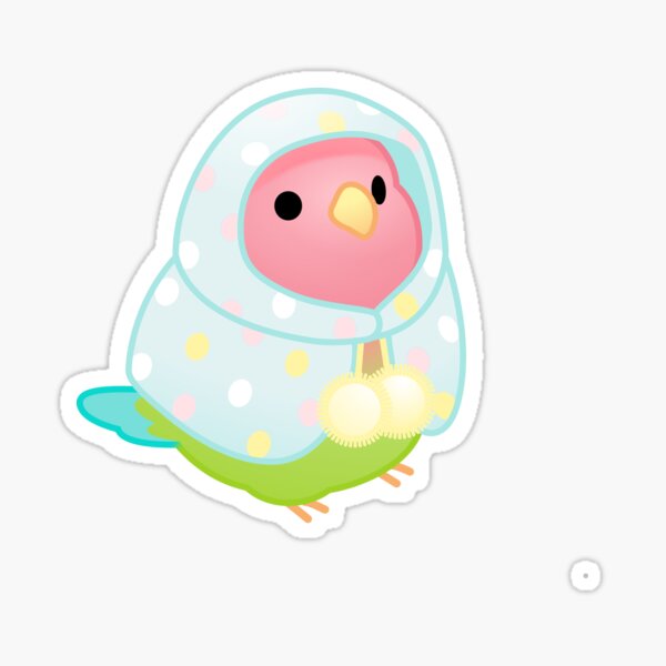 Item preview, Chubby Hoodie Lovebird designed and sold by birdhism.