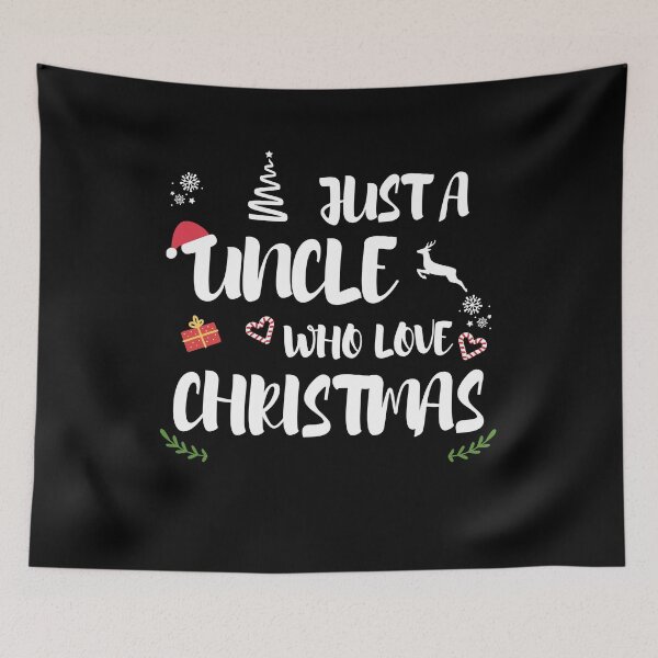 Item preview, Just A Uncle Who Loves Christmas designed and sold by imaneless.
