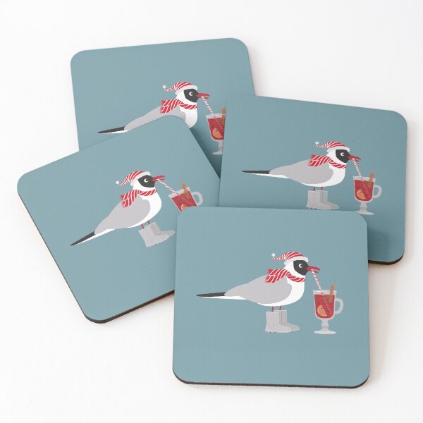 Item preview, Christmas seagull with mulled wine designed and sold by Darina Gulbina.