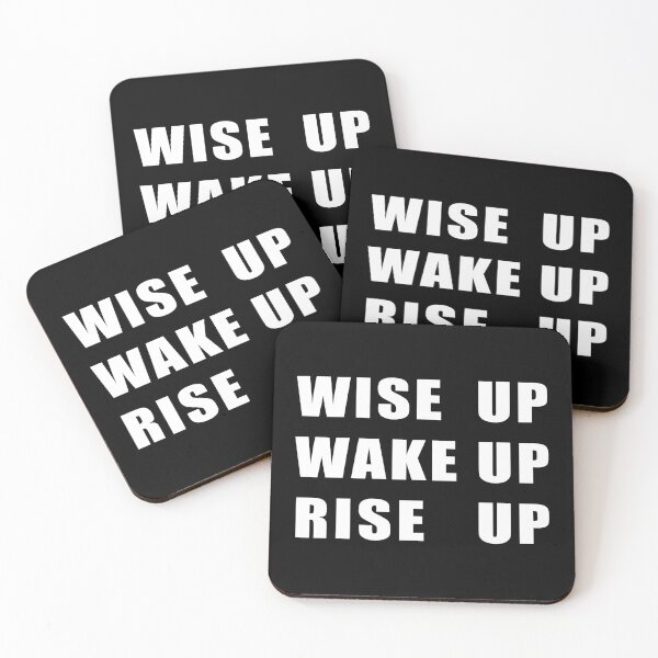 Item preview, Wise Up, Wake Up, Rise Up designed and sold by ArtOfRebellion.