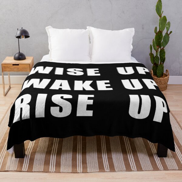 Item preview, Wise Up, Wake Up, Rise Up designed and sold by ArtOfRebellion.