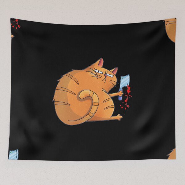 Item preview, Suspicious Cat, Murderous Cat  designed and sold by AMINE  ★★★★★.