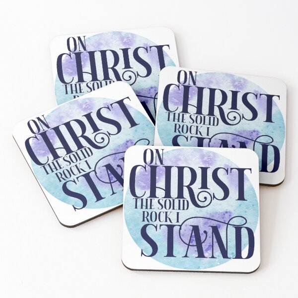 Item preview, On Christ the Solid Rock I Stand designed and sold by TheJoyfulLilyCo.