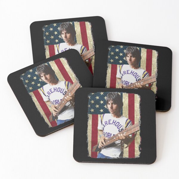 Item preview, Vintage American Flag Jeff Beck Legend| Perfect Gift designed and sold by hollyraphe.