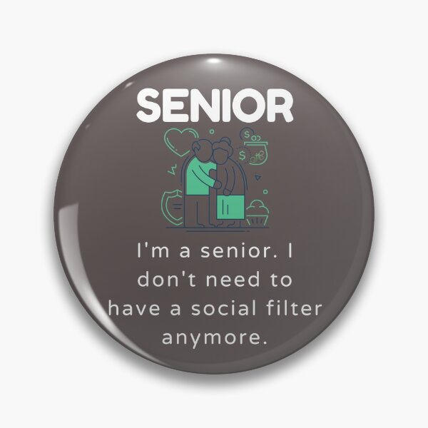 Item preview, Senior No Filter designed and sold by LibrosBOOKtique.