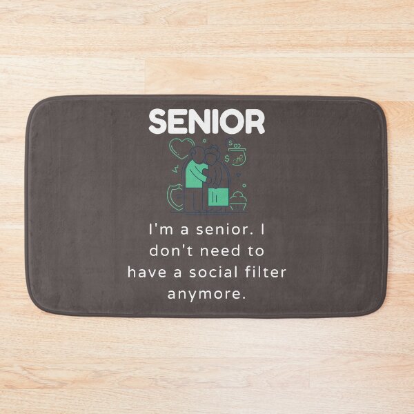 Item preview, Senior No Filter designed and sold by LibrosBOOKtique.