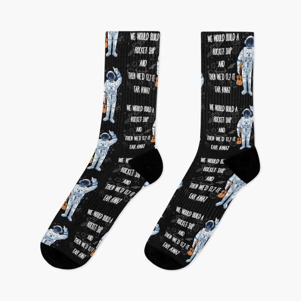 Item preview, We Would Build A Rocket Ship And Then We would Fly It Far Away designed and sold by QlickDesign.
