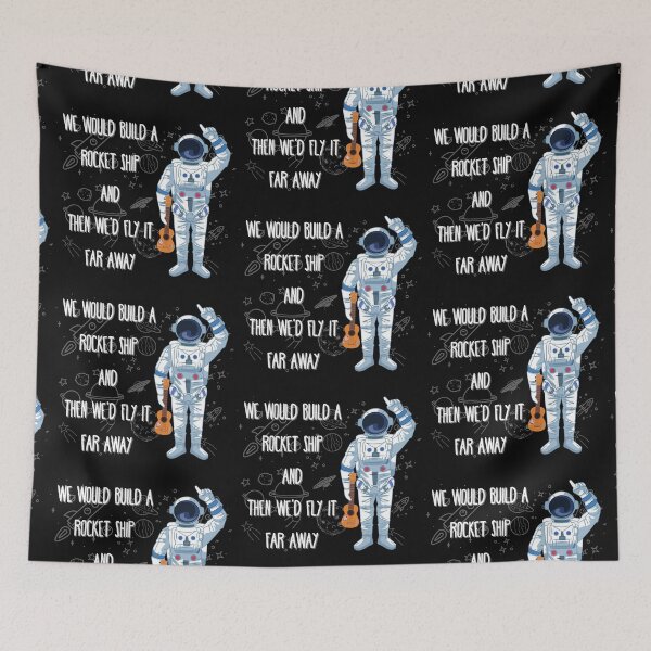 Item preview, We Would Build A Rocket Ship And Then We would Fly It Far Away designed and sold by QlickDesign.