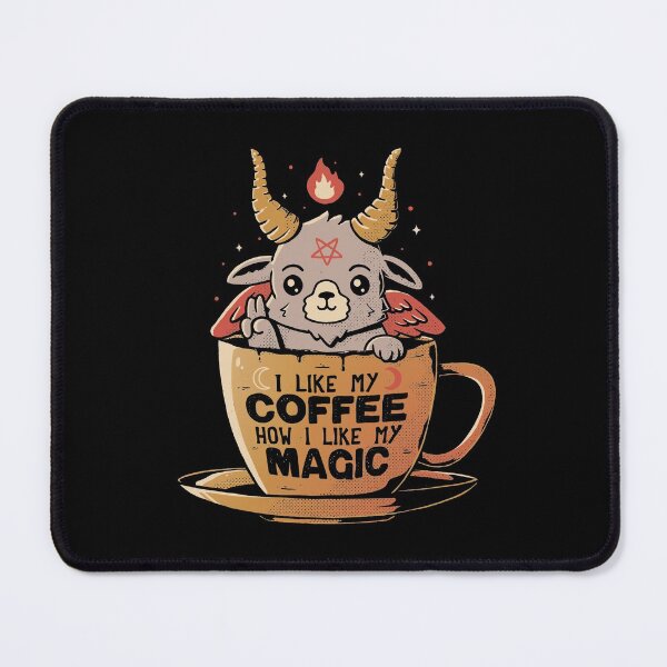 Item preview, Black Coffee - Cute Evil Baphomet Gift T-shirt designed and sold by EduEly.
