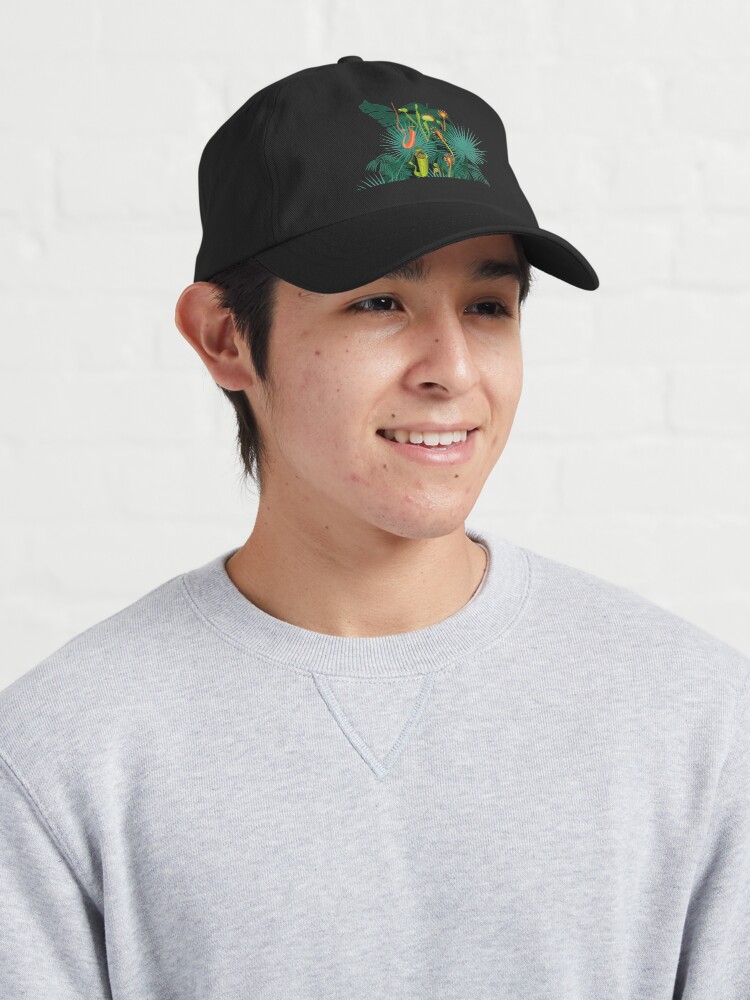 Imagen 3 de 7, Gorra con la obra flora carnívora nocturna, diseñada y vendida por kobyakov.