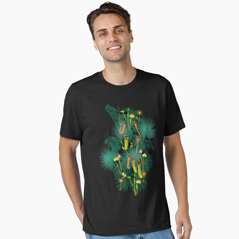Vista previa del artículo con la obra «Camiseta esencial», diseñado y vendido por kobyakov.