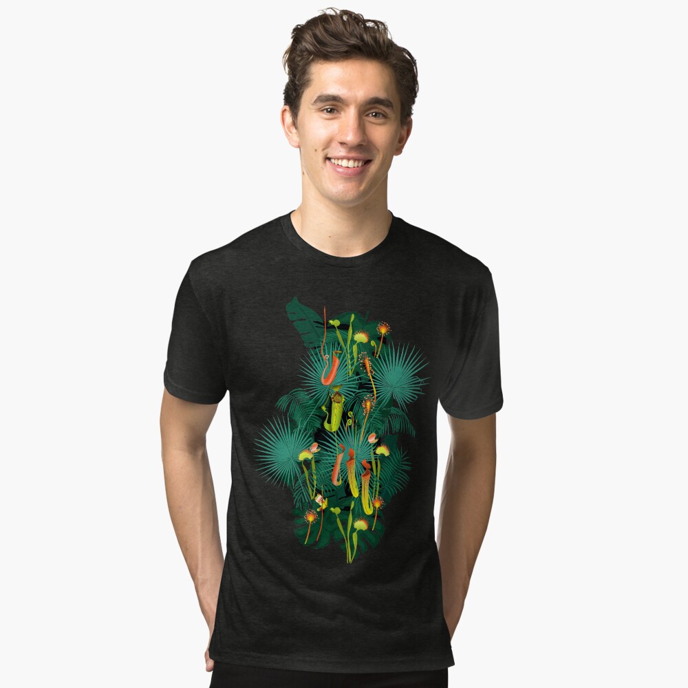 Vista previa del artículo con la obra «Camiseta de tejido mixto», diseñado y vendido por kobyakov.