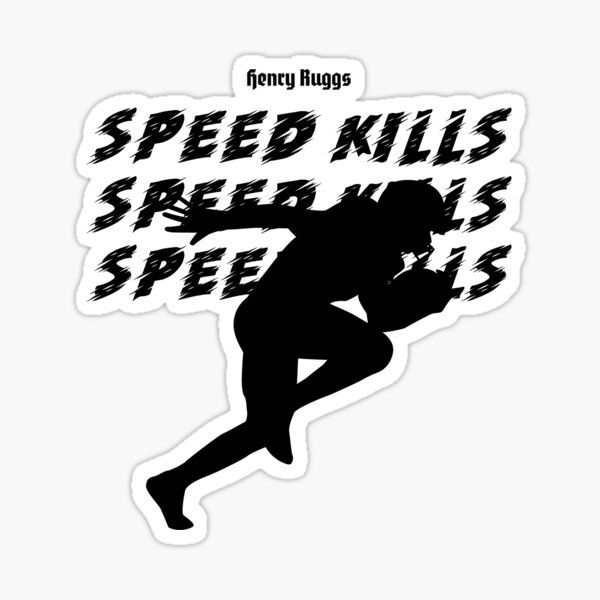 Custom Henry Ruggs Speed Kills Socks By Zero_art - Artistshot